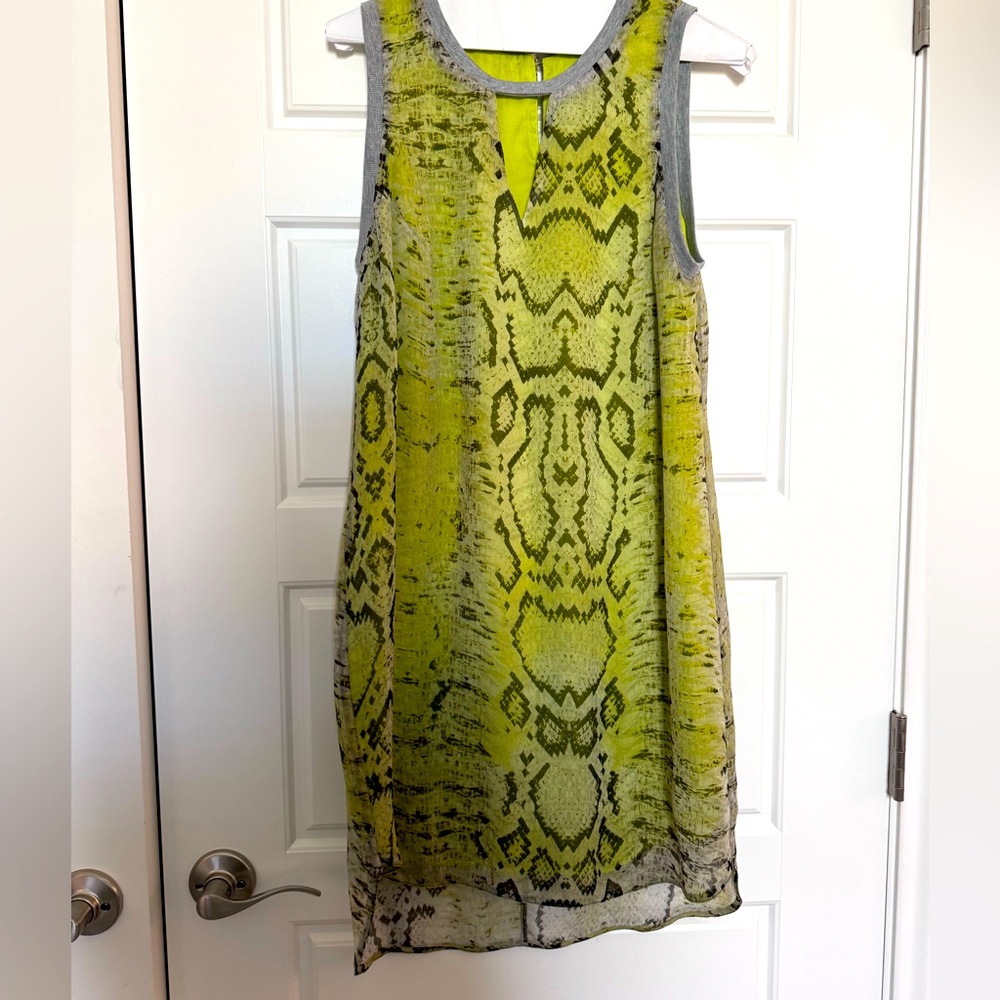 Fun vibrant print dress